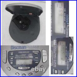 Sony D-T405 Discman FM/AM Radio CD Player Optical 30Presets Tested Japan Used