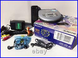 Sony D-V55 Video CD Player Discman Portable VCD PAL Tragbaren Accessories boxed