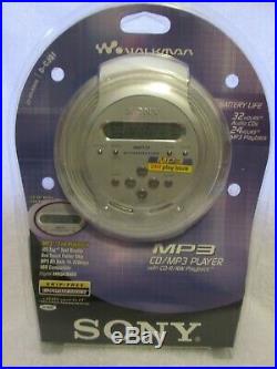 Sony D-cj01 Portable Cd/mp3 Player G-protection Id3 Tagging New Sealed