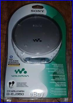 Sony D-ej360 Discman Personal CD Player Walkman New In Packet