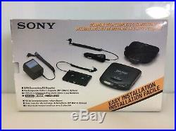 Sony D142CK Portable CD Player With complete Car Kit New