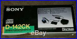 Sony D142CK Portable CD Player With complete Car kit New