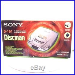 Sony D191 Discman CD Walkman Portable CD Player Blue Grade A (D-191/LC)