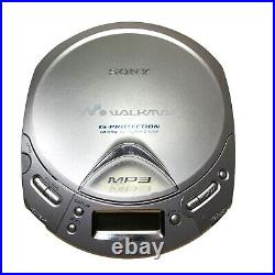 Sony DAC Walkman Portable CD/CDR RW MP3 CD Player D-CJ501 Silver TESTED WORKING