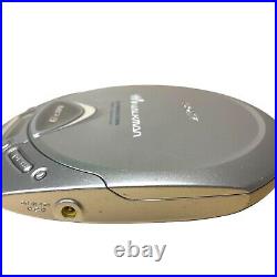 Sony DAC Walkman Portable CD/CDR RW MP3 CD Player D-CJ501 Silver TESTED WORKING