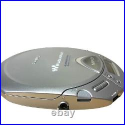 Sony DAC Walkman Portable CD/CDR RW MP3 CD Player D-CJ501 Silver TESTED WORKING