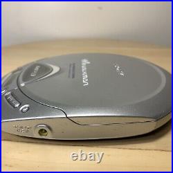 Sony DAC Walkman Portable CD/CDR RW MP3 CD Player D-CJ501 Silver TESTED WORKING