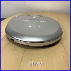 Sony DAC Walkman Portable CD/CDR RW MP3 CD Player D-CJ501 Silver TESTED WORKING