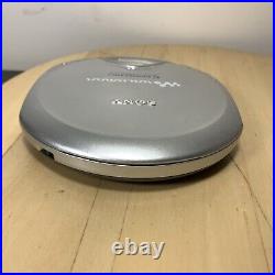 Sony DAC Walkman Portable CD/CDR RW MP3 CD Player D-CJ501 Silver TESTED WORKING