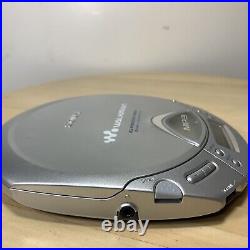 Sony DAC Walkman Portable CD/CDR RW MP3 CD Player D-CJ501 Silver TESTED WORKING