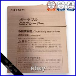 Sony DCJ01 Portable CD Walkman Compact Design Classic Player
