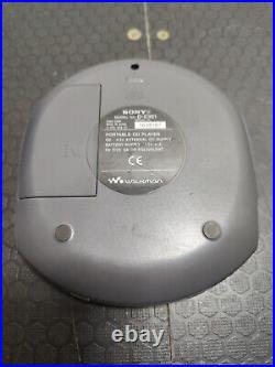 Sony DE351 CD Walkman Portable CD Player Blue D-E351 Working Perfectly