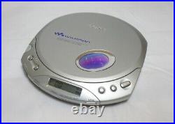 Sony DE351 Silver CD Walkman Portable CD Player Silver VGC (D-E351/SC)
