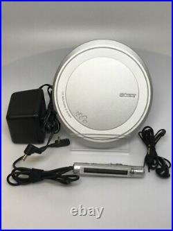 Sony DEJ1000 Silver CD Walkman Portable CD Player Grade A (D-EJ1000/S)