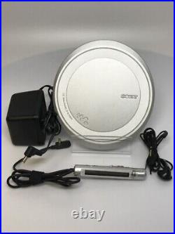 Sony DEJ1000 Silver CD Walkman Portable CD Player VGC (D-EJ1000/S)