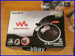 Sony DEJ758CK In-Car CD Walkman Portable CD Player D-EJ758CK