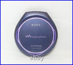 Sony DEJ825 Walkman Portable CD Player Navy Blue VGC (D-EJ825/LM)