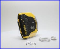 Sony DES51 Sport Discman Portable CD Walkman Player Yellow (D-ES51) (pp)