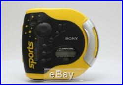 Sony DES51 Sport Discman Portable CD Walkman Player Yellow Grade A (D-ES51)