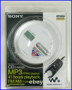 Sony DNF430 D-NF430 Walkman Portable CD Player AM/FM Weather Digital Tuner MP3