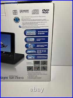 Sony DVP-FX810 Portable DVD Player 8 Widescreen LCD Swivel Screen New