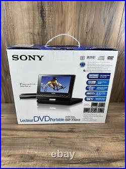 Sony DVP-FX810 Portable DVD Player 8 Widescreen LCD Swivel Screen Open Box