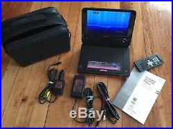 Sony DVP-FX820 Portable DVD Player (9 screen) PINK & Carry bag