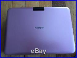 Sony DVP-FX820 Portable DVD Player (9 screen) PINK & Carry bag
