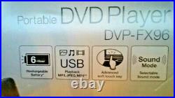 Sony (DVP-FX96) Portable 9 DVD & CD Player 180 degree swivel, flip screen