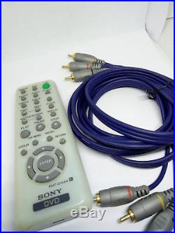 Sony DVP-PQ1 PSYC Picot DVD Player Region 2 UK CD-R/RW MP3 CD Playback Portable