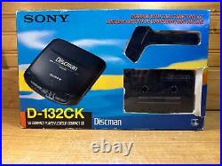 Sony Discman CD Player D-132CK With Complete Car Mounting Kit BRAND NEW