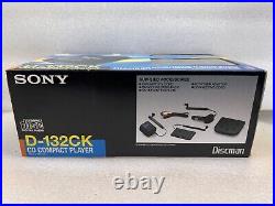 Sony Discman CD Player D-132CK With Complete Car Mounting Kit BRAND NEW