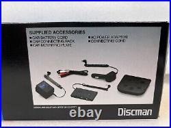 Sony Discman CD Player D-132CK With Complete Car Mounting Kit BRAND NEW