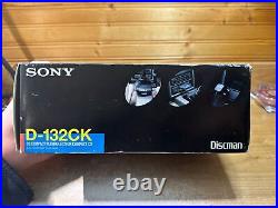 Sony Discman CD Player D-132CK With Complete Car Mounting Kit BRAND NEW