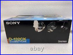 Sony Discman CD Player D-132CK With Complete Car Mounting Kit BRAND NEW