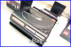 Sony Discman CD Player D-7+ Bp-200 + Active Speakers Sony Apm-007 Av Vintage