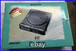 Sony Discman CD player model D-12 with new external speakers