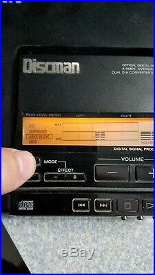 Sony Discman Cd Player D-555 Rare Model