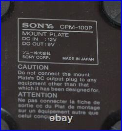 Sony Discman Compact Disc Player Model D-150 With Sony CPM-100P Mount Plate