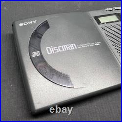 Sony Discman D-1000 CD Compact Player Portable Wake up timer Black Very good