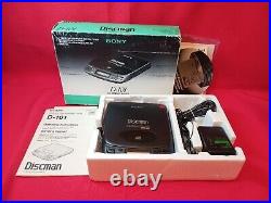 Sony Discman D-101 CD Compact Player 1991