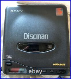 Sony Discman D-11 CD Compact Player in Box Excellent with Accessories and Cords