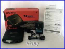 Sony Discman D-131 Compact Disc Portable CD Player 8 Hours Continuous Playback