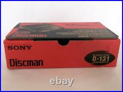 Sony Discman D-131 Compact Disc Portable CD Player 8 Hours Continuous Playback