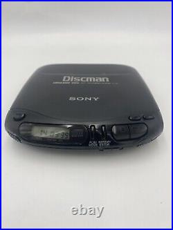 Sony Discman D-131 Compact Disc Portable CD Player with Car Mount Tested & Working