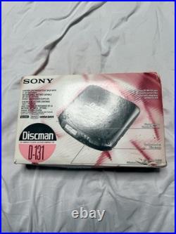 Sony Discman D-131 Portable CD Player Boxed Vintage 90s Tested Complete NIB