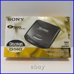 Sony Discman D-140 Mega Bass CD Compact Player Tested Working Boxed READ