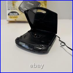 Sony Discman D-140 Mega Bass CD Compact Player Tested Working Boxed READ