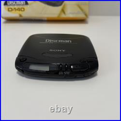 Sony Discman D-140 Mega Bass CD Compact Player Tested Working Boxed READ