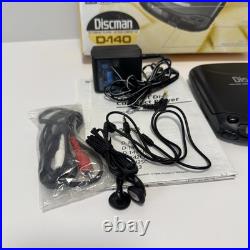 Sony Discman D-140 Mega Bass CD Compact Player Tested Working Boxed READ